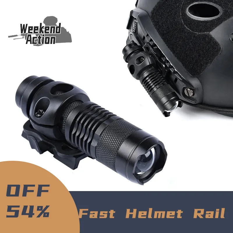 Taktyczne wojskowe szybkie lampka na kask WADSN Tactical AIrsoft Strobe constant chwilowy kask lampa z białym światłem Scout