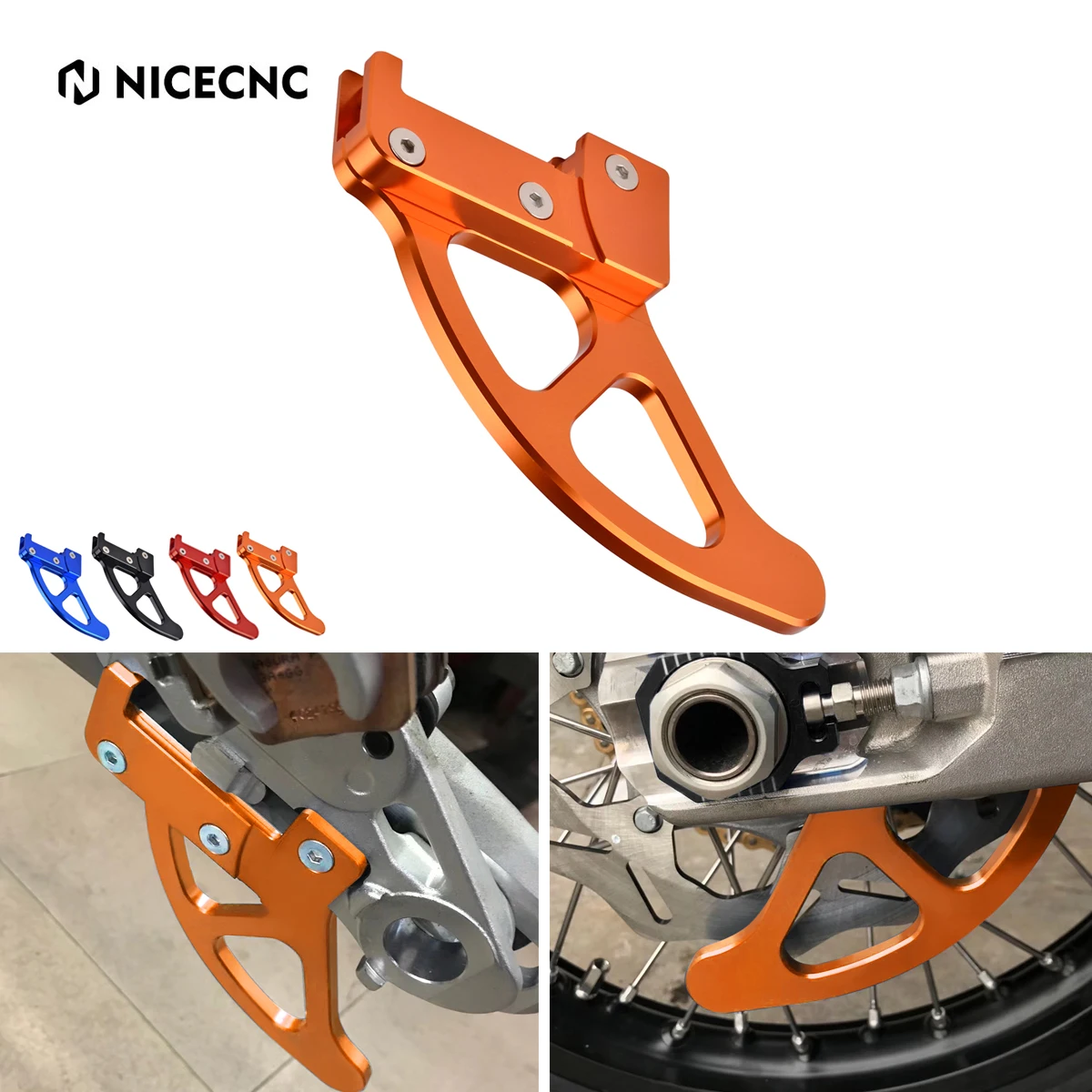 Hinterer bremsscheibe schutz für ktm exc 2004 exc 2022 exc xcw xcfw excf sx sxf xc xcf 2007-2015