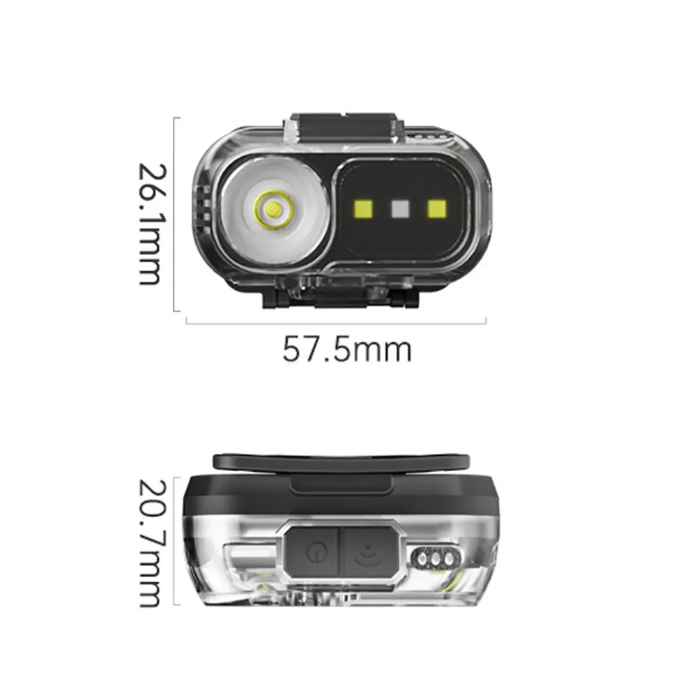 Powerful LED Induction Headlamp 5 Lighting Modes Type-C Charge Head Flashlight Outdoor Waterproof Camping Fishing Headlight
