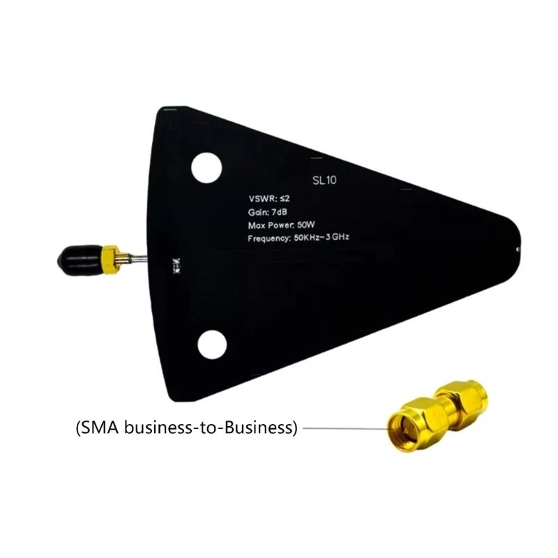 T5EA Микроволновая печь UWB Антенны Мини Периодические антенны Омнидирационные антенны 50om SMA мужской график 50K-10,5 ГГц