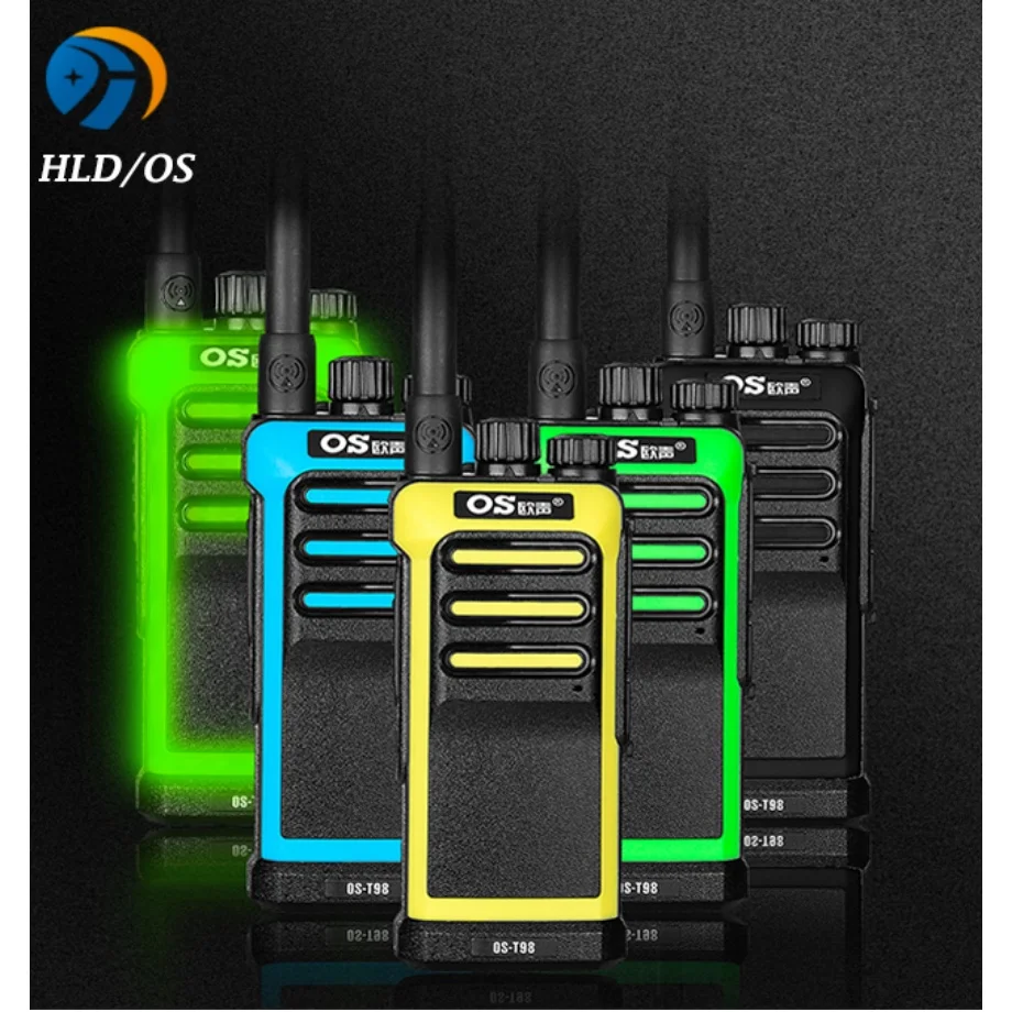 High Power LED Display 128CH Portable Colorful Communication Ham Radio OS-T98 VHF 136-174Mhz Clearly Voice Talkie Walkies