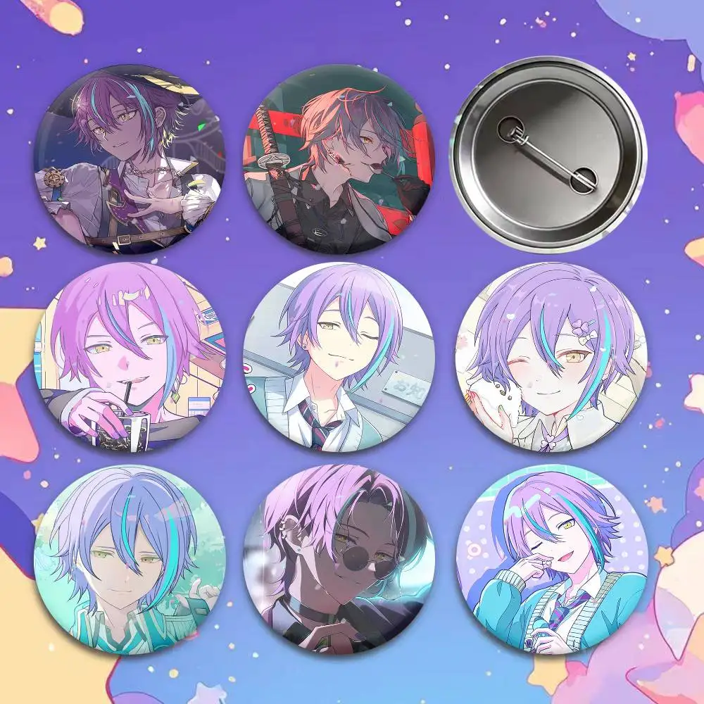 

K-Kamishiro R-Rui Button Pins Backpack Clothing Decor Brooch Badge Jewelry Gifts for Kids