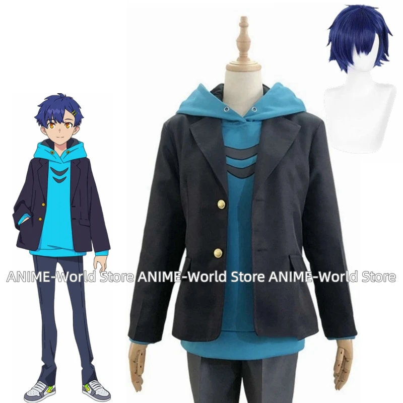 Anime SSSS.Dynazenon Yomogi Asanaka Outfit Anime Customize Cosplay Costume Suit Custom size WIG