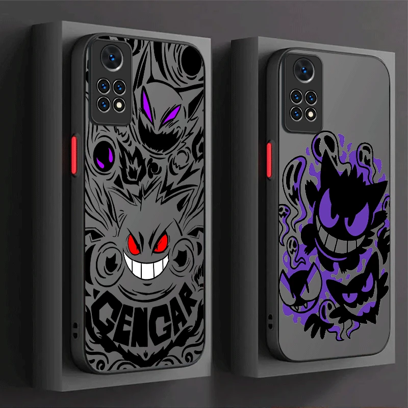 

Матовый чехол с аниме P-Pokemon Gengar для Xiaomi Redmi Note 13 14 12 11 Pro Plus 5G 12S 11S 10S 10 9 Redmi 14C 13C 12C 12 4G A3 A3X