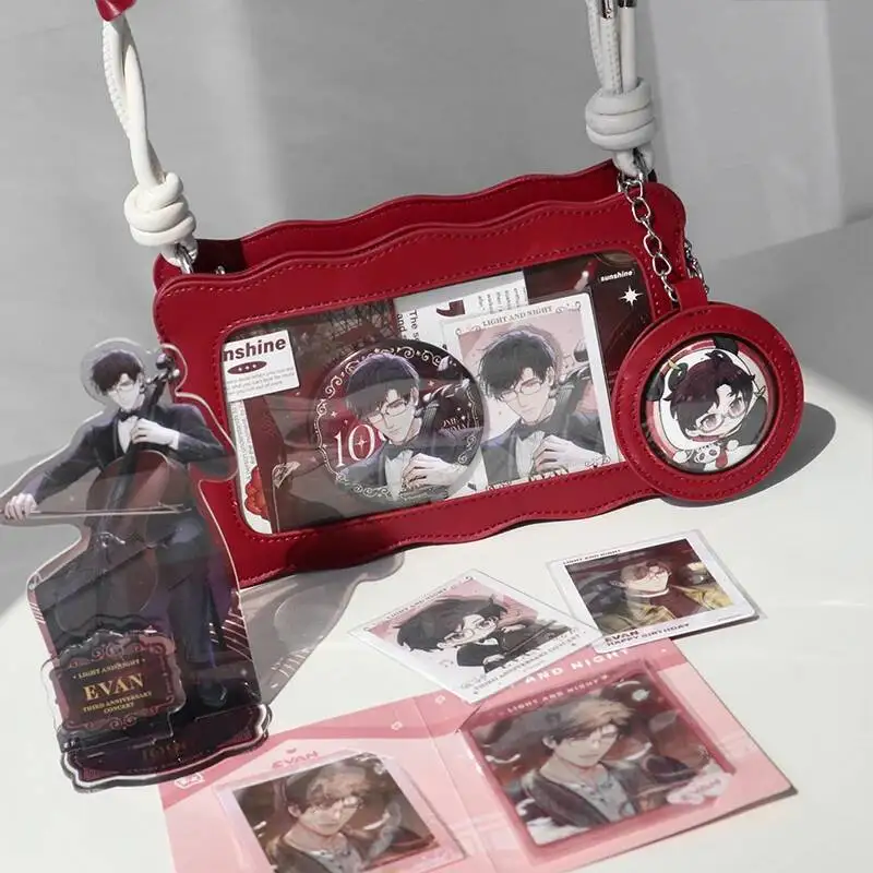 กระเป๋าสะพายไหล่สไตล์ Y2K น่ารักแบบ Kawaii แฟชั่นเก๋ไก๋ กระเป๋าใสสะพายใต้วงแขนสำหรับผู้หญิง ใช้ได้กับทุกชุด กระเป๋าถือและกระเป๋าสะพาย