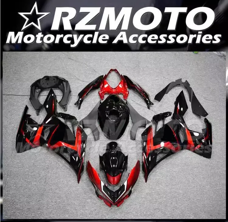 4Gifts New ABS Motorcycle Fairings Kit Fit For Kawasaki EX 250 400 2019 2020 2021 2022 2023 19 20 21 22 Bodywork Set Black Red