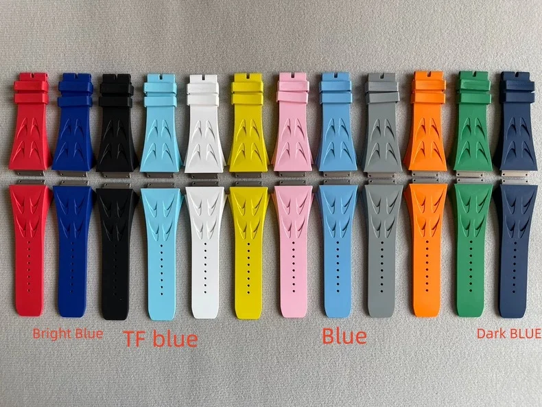 New Fluororubber Strap for Richard RM11-03 McLaren Fluororubber watch strap
