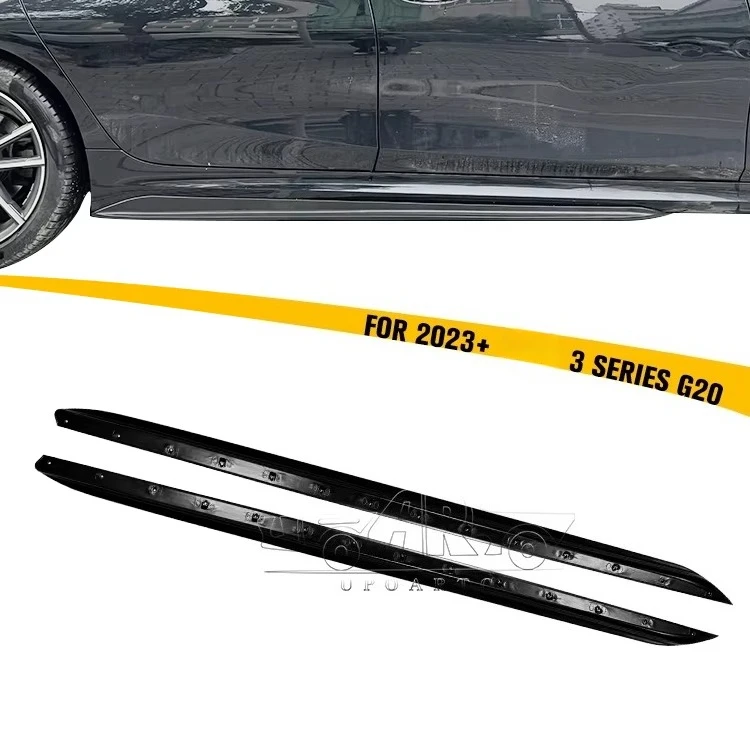G20 Exterior Accessories Side Skirts Side Body Kit Carbon Fiber Look Side Skirt for 3 Series G20 M Sport 2020-2025