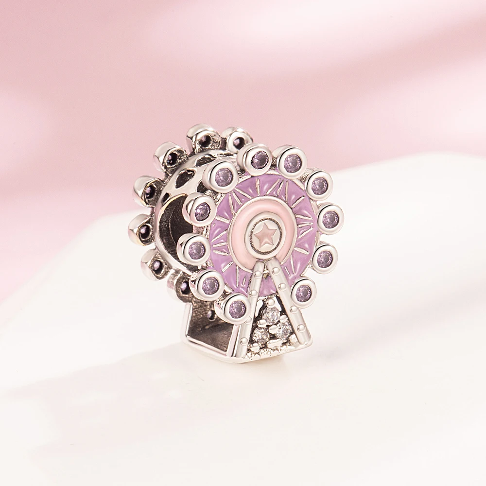 Pan Charms Original Ferris Wheel Charm Bracelet Pendant Jewelry
