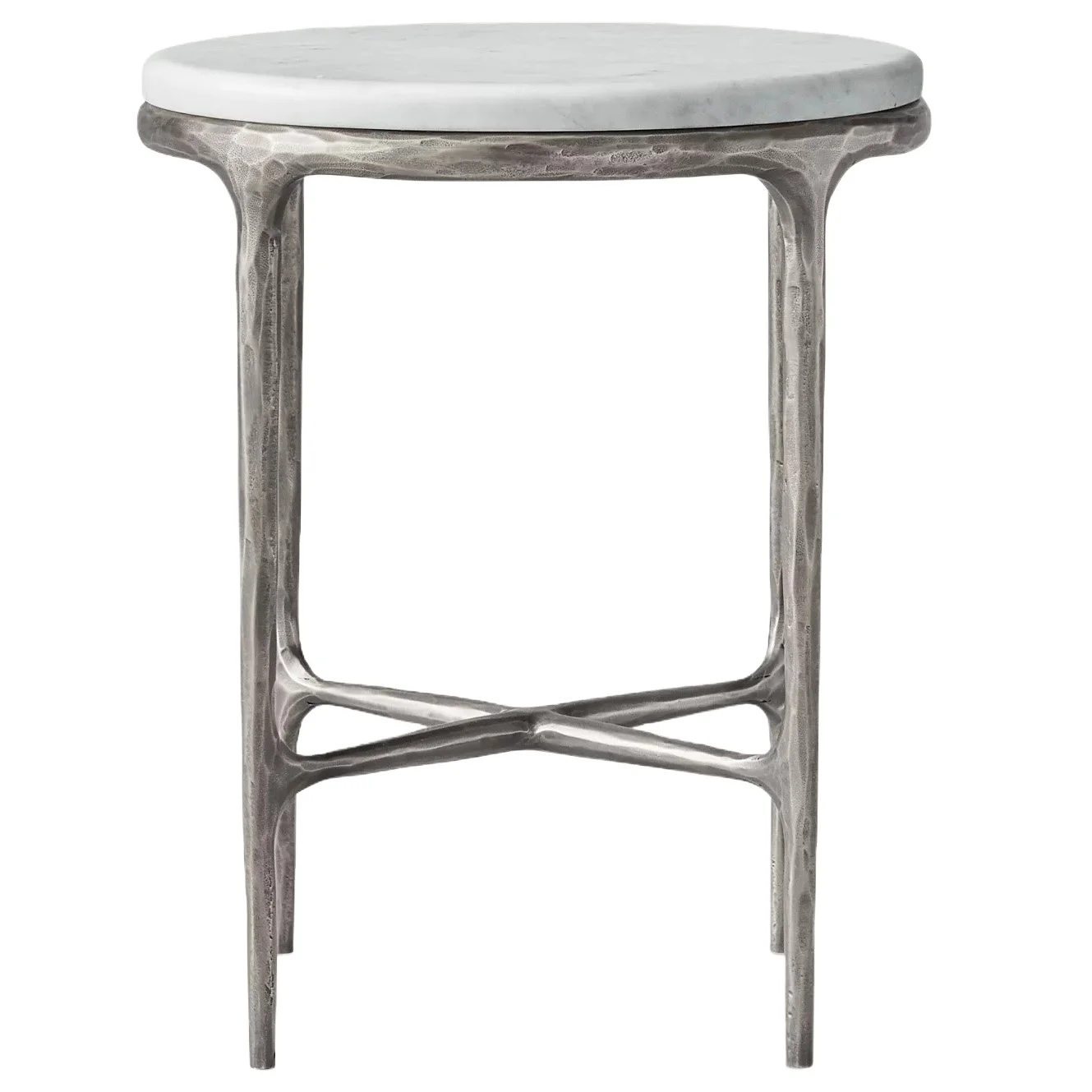 Qindas marble round side table