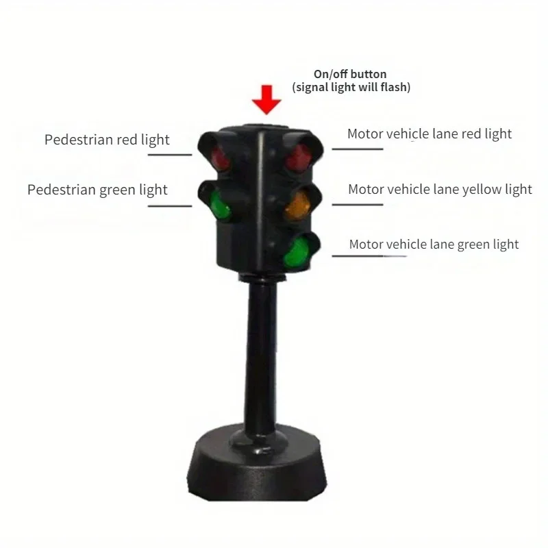 Mini Traffic Signs Road Light Block,Children Safety Education Kids\' Puzzle Traffic Light Toy, Kids\' Gift