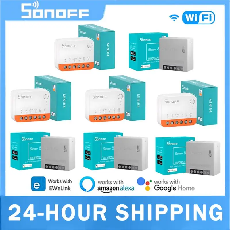 1/3/5 قطعة SONOFF R4 / R3 / R2 MINI Wifi Switch Mini Extreme وحدة المنزل الذكي صوت التحكم عن بعد أليكسا جوجل المنزل أليس