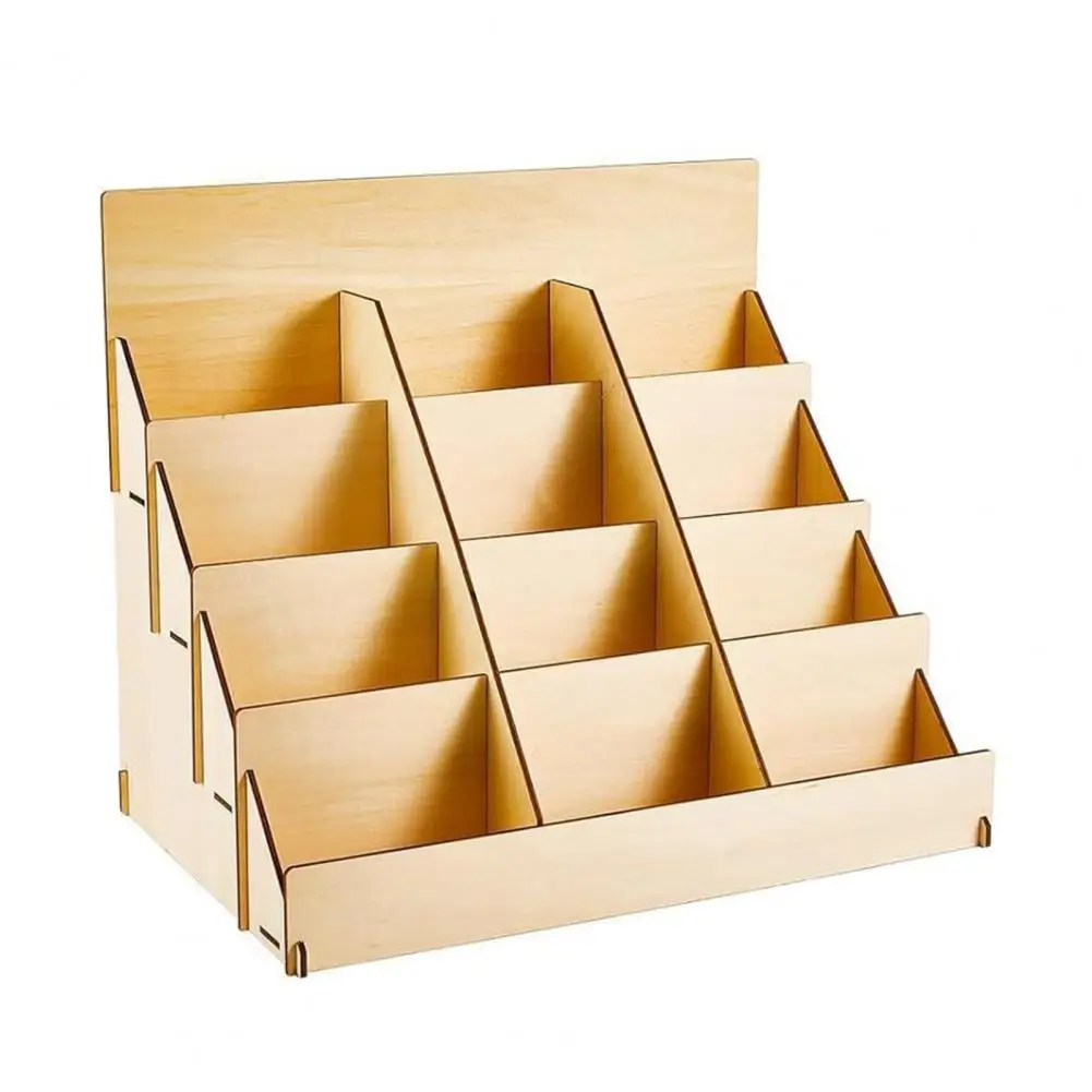 Bathroom Storage Organizer Greeting Card Display Stand 4-layer Storage Shelf Strong Load-bearing Multi-functional Rack for Cards