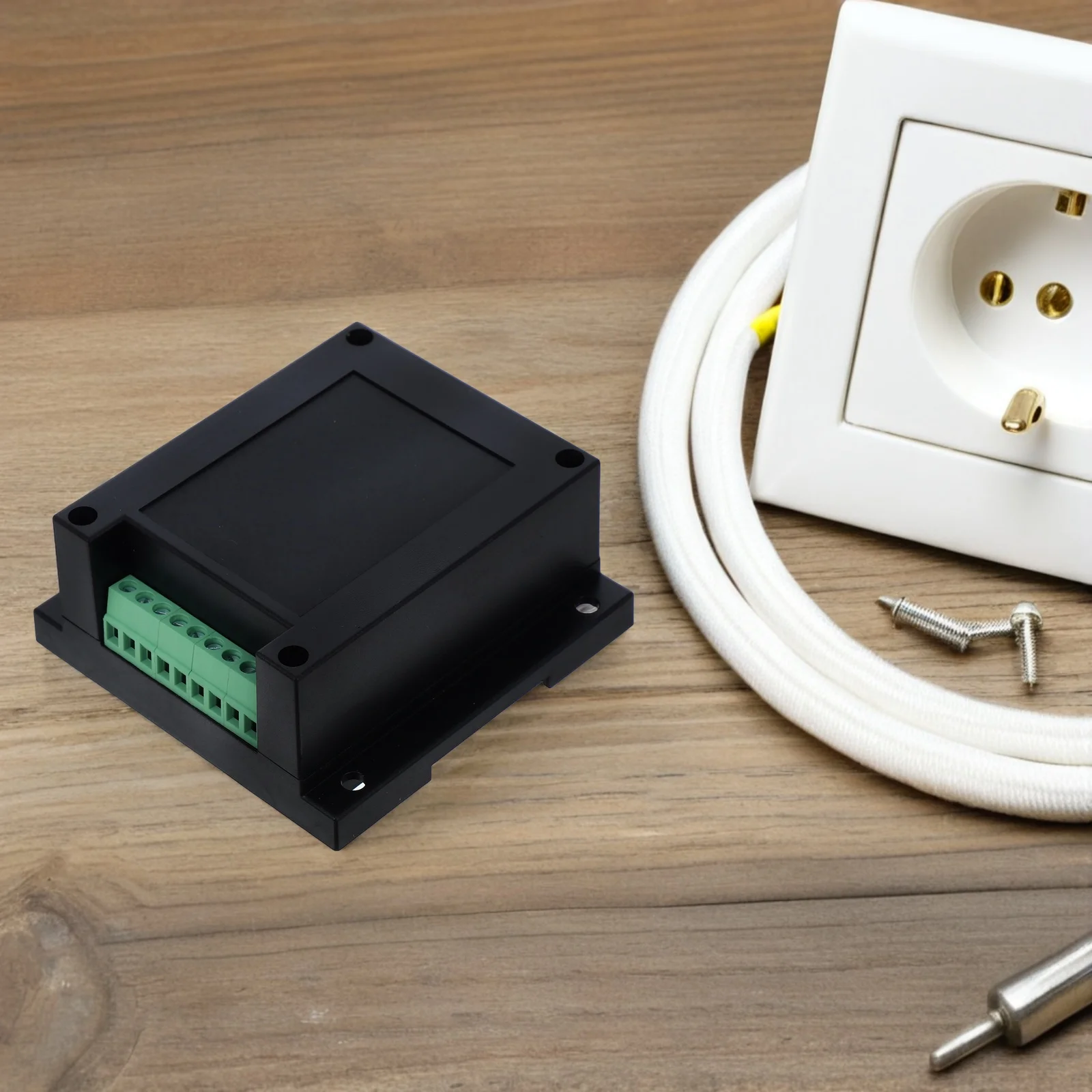 

Din Plastic Junction Compact Electrical Distribution Enclosure Abs Cover High Temperature Resistance