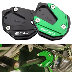 Voor KAWASAKI Z900 Z650 RS Z800 Z1000 R SX NINJA650 ninja 1000sx Motorfiets Voet Kickstand Zijstandaard vergrote plaat accessoires