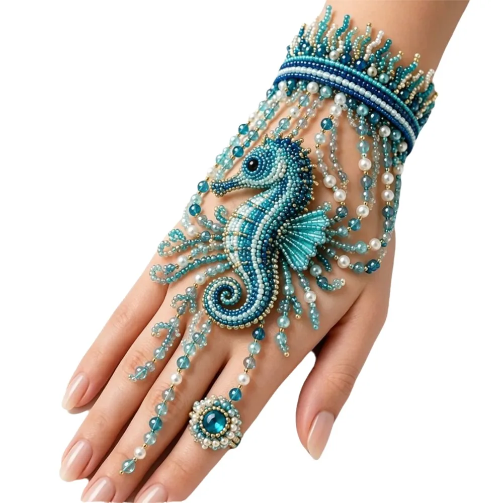 Animal Design Animal Shaped Bracelet Beginner-Friendly Beaded Animal Kits Jewelry Making Set Non-Finished Products