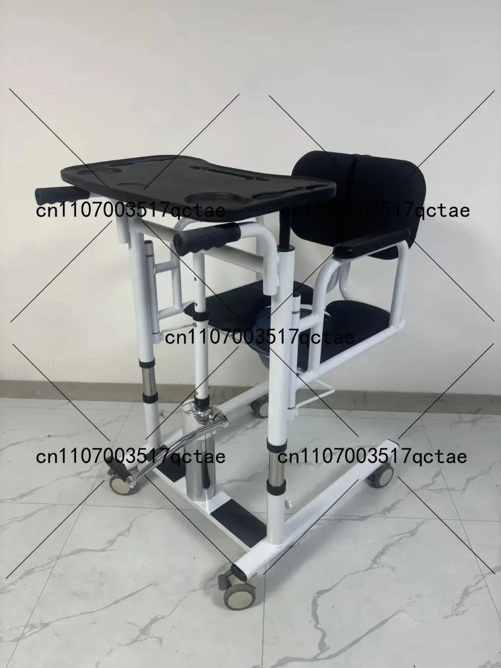 Household Hydraulic Lift Assisted to Get up Toilet Chair for Bed-bound Elderly - Non-Lifting Aid for Independent Living