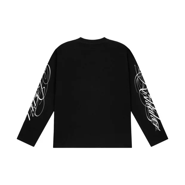 2026 Neues Amerikanisches Retro-Punk-Street-Y2K-Print-Langarm-T-Shirt für Damen und Herren, Lässig, Schlicht und Modisch – Detail 3