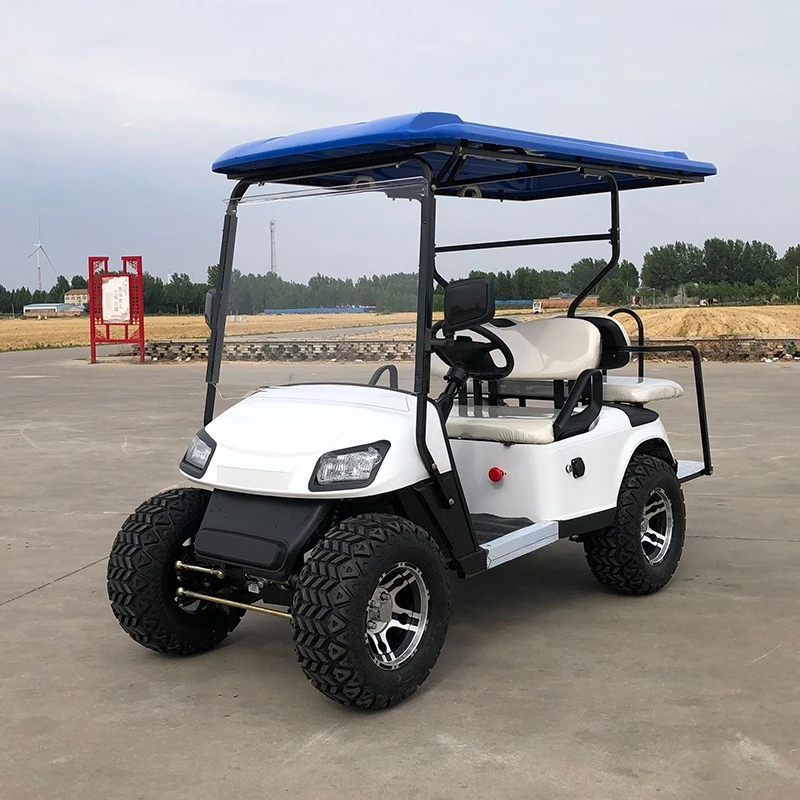 

Old electric golf cart tourist attraction park tour car sales office four-wheel patrol car