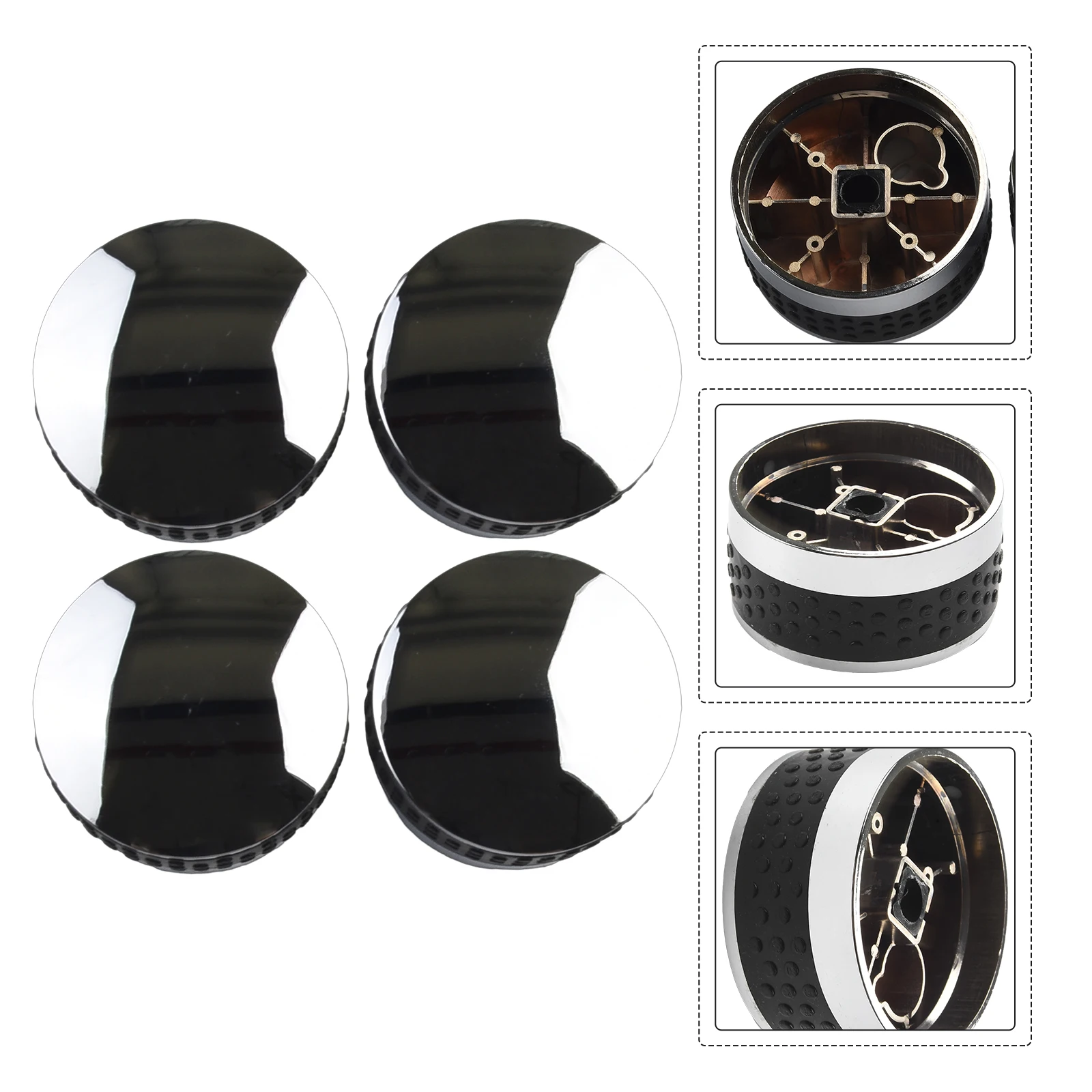 Multi Function Gas Grill Knobs 4x Control Knobs For BBQ Grills Suitable For Various Sizes Solid And Durable Material