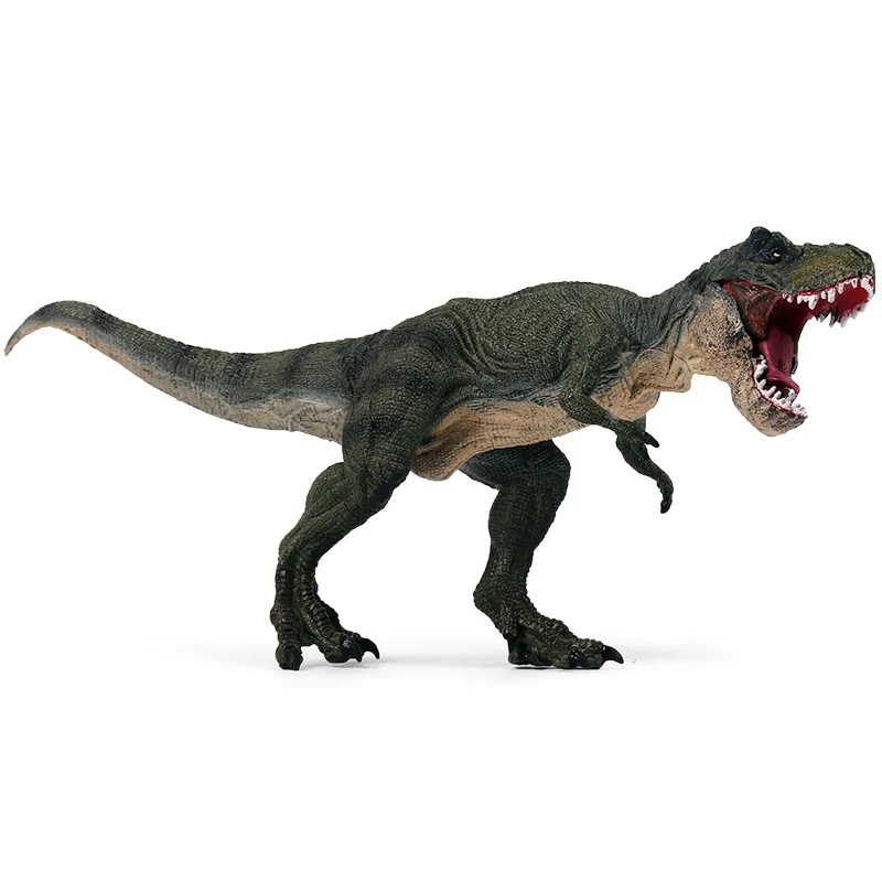 

Simulation of static Jurassic dinosaur model walking Tyrannosaurus rex dinosaur toy solid wildlife plastic model