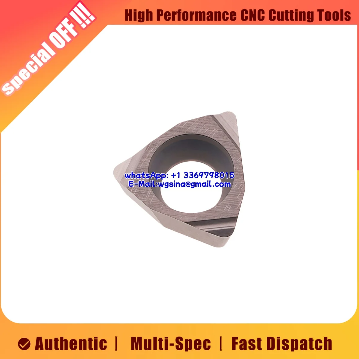 

Original WBGT WBGT03 WBGT0301 02 -L-W08 NS9530 Turning Inserts