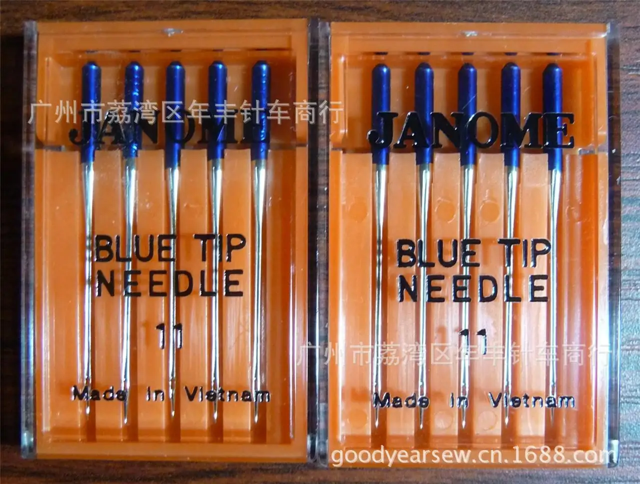 Japan Janome Blue Tip Blue Needle Thin Knitted Anti-Jumper Household Sewing Machine Needles Multi-Purpose