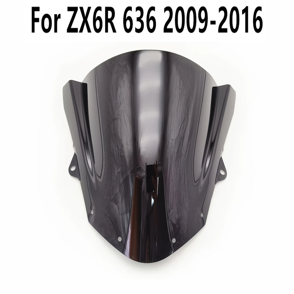 

Windscreen Spoiler Windshield Black transparent For ZX6R ZX 6R 636 2009-2010-2011-2012-2013-2014-2015-2016 Wind Deflectore