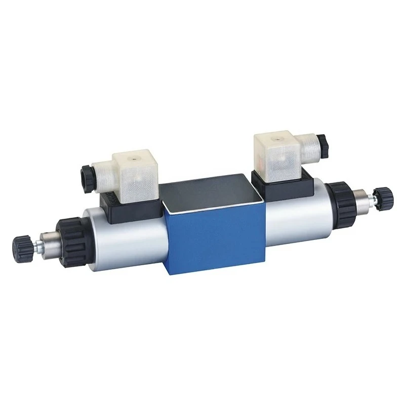 Solenoid directional valve with self-locking button 4WE6 type multi-function symbol selection