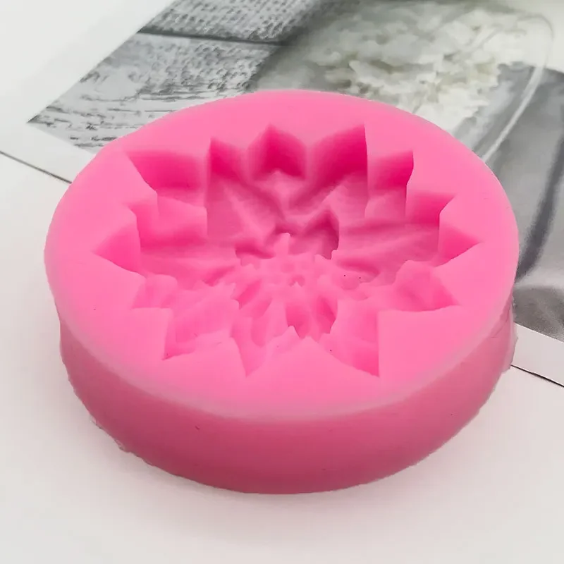 Poinsettia Christmas Flower Silicone Sugarcraft Mold Resin Tools Cupcake Baking Mould Fondant Cake Decorating Tools