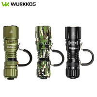Wurkkos TD07 1300LM Tactical Flashlight 479M Long Throw IP68 Waterproof 18350 Battery Torch Dual Switches and Ring Handle Grip