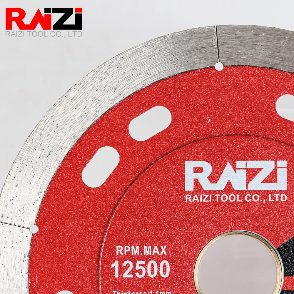 Raizi Diamond Cutting Disc For Tile Ceramics Sintered Porcelain 115/125mm Dry Saw Blade Dry Cutting Disc Tile Tool