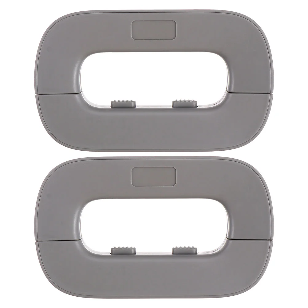 2 Pcs Anti-pinch Cabinet Door Lock Refrigerator for Kids Baby Locks Fridge See Latch Child Closer Magnet