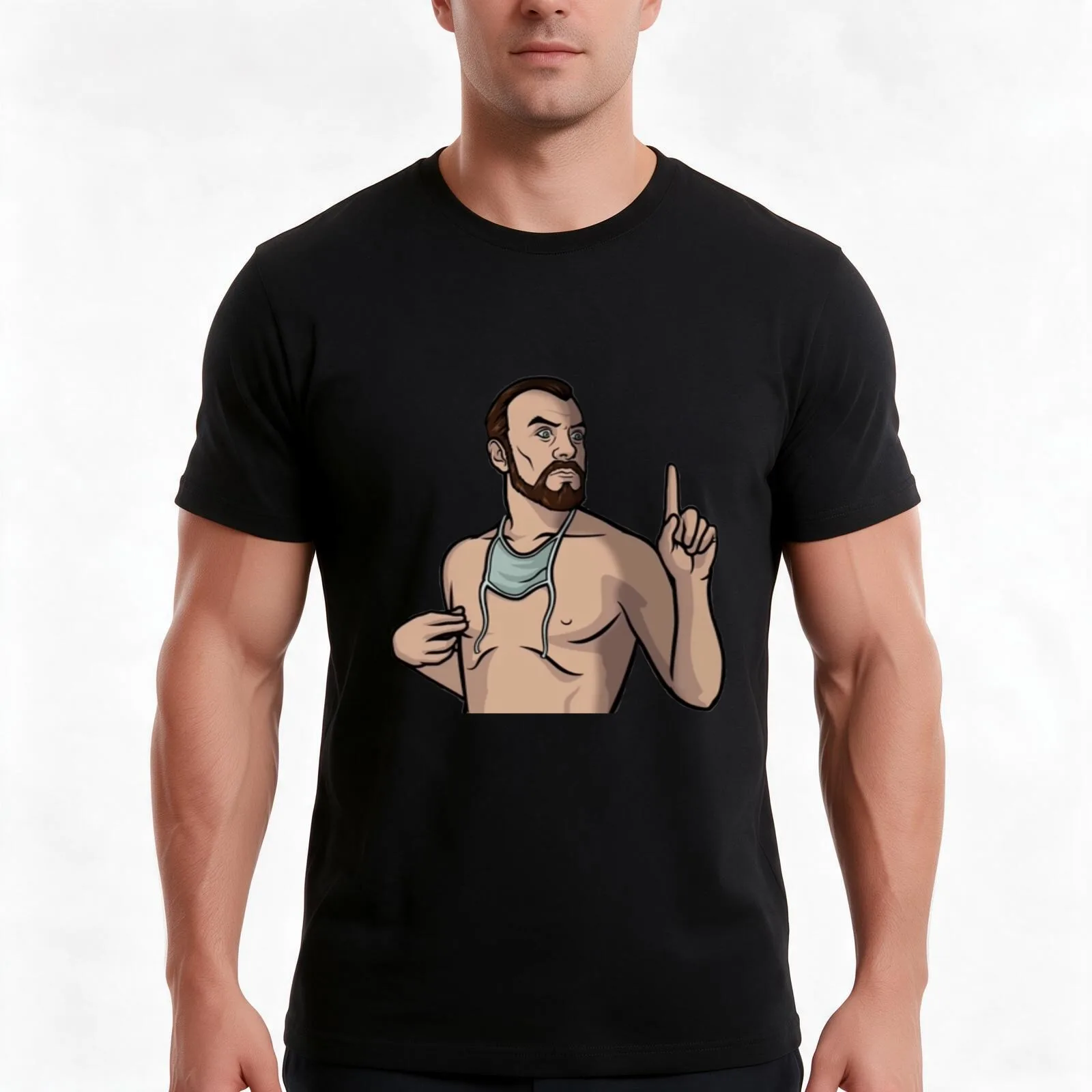 Dr Krieger Nips T-Shirt Summer Casual Cotton Tee Oversized Streetwear Tops Vintage Graphic Print Loose Fit Short Sleeve