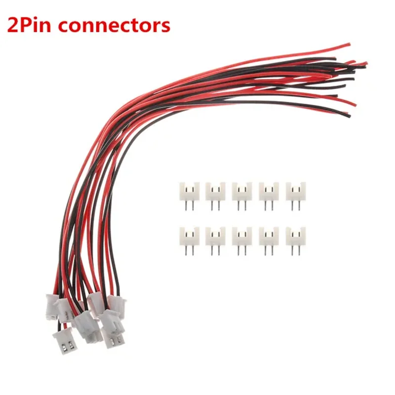 10sets 2/3/4/5/6/7/8/9/10 Pin Pitch Male Female Plug Socket Jst Xh2.54 Xh 2.54mm 15cm Wire Length 24awg Wire Cable Connector