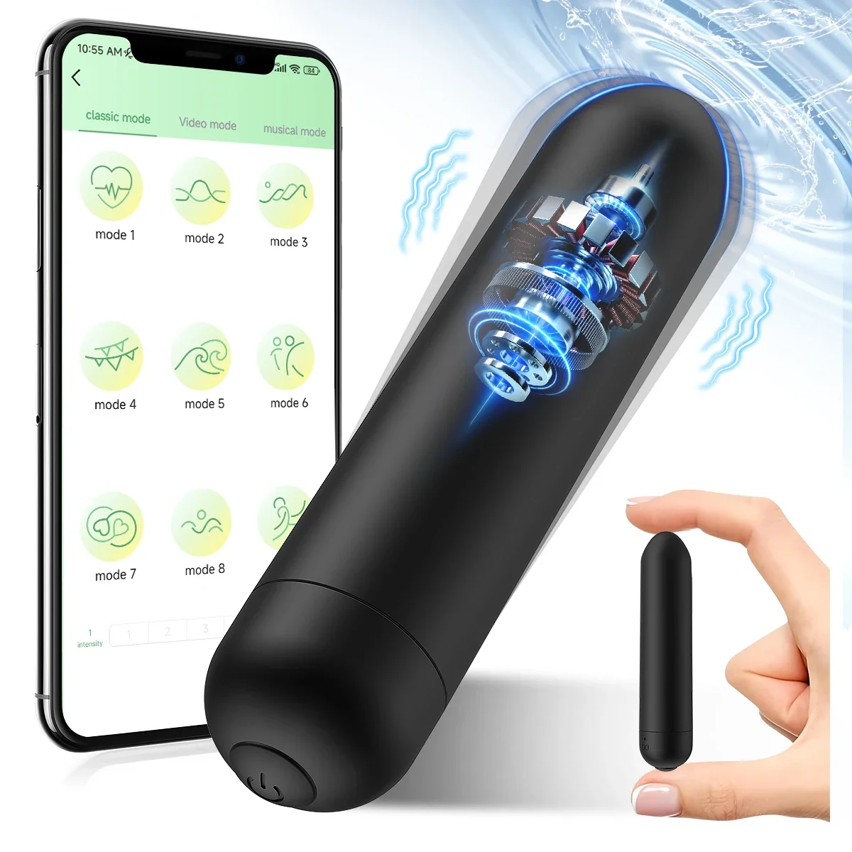 هزاز رصاصة صغير قوي للنساء محفز البظر المهبلي G Spot الاستمناء USB تهمة الهزاز المثيرة ألعاب الجنس الكبار