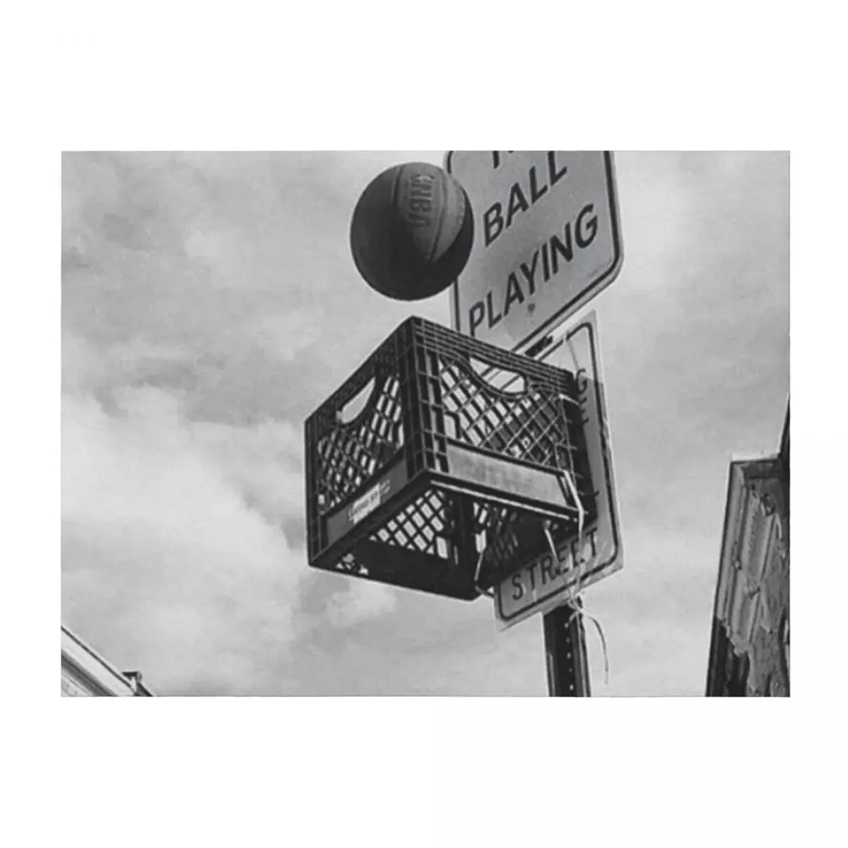 

Basketball never stops Throw Blanket Luxury St Soft Big For Decorative Sofa heavy to sleep Blankets