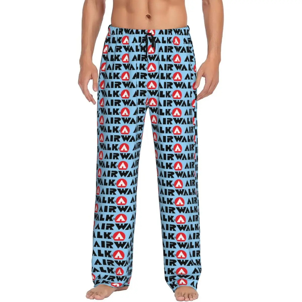 

Custom Airwalk Logo Pajama Pants Men Sleepwear Sleep Lounge Bottoms with Pockets