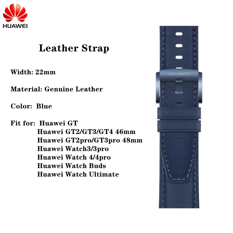 Original Huawei GT3 pro 46mm 22mm Fluoroelastomer Rubber Strap for