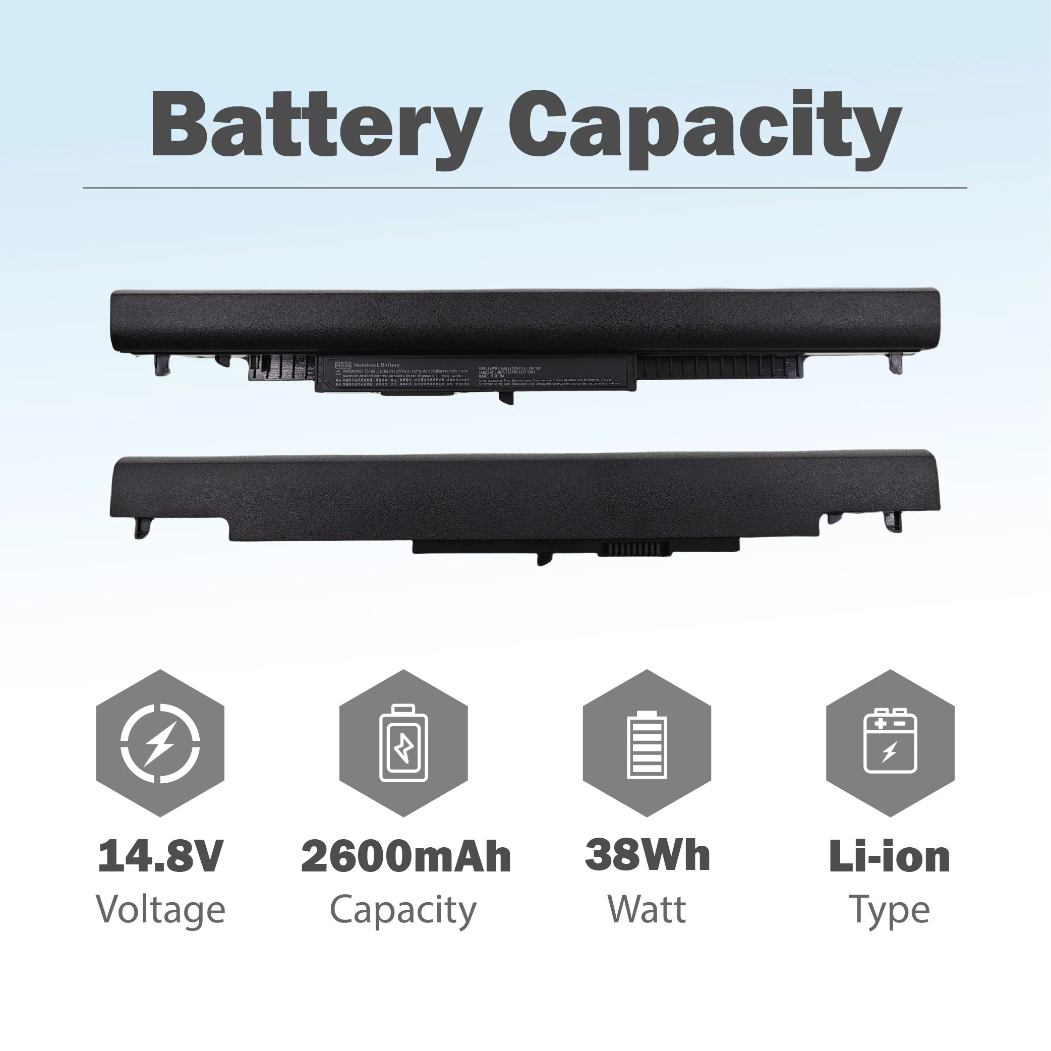 HS03 HS04 41Wh 2760mAh 14.8V Laptop Battery for HP 240 245 250 255 256 G4 807611-131 HSTNN-LB6U HSTNN-LB6V Free Tools Gift