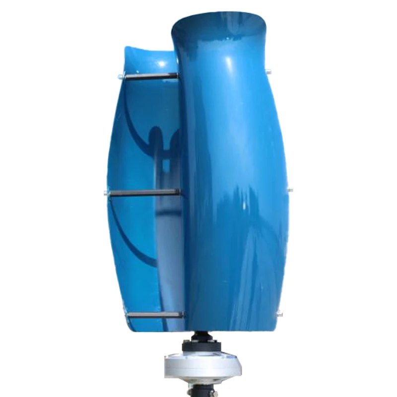 From China Amazon eBay 10000W Vertical Axis Wind Turbine Generator 2 Blades with MPPT Controller For Home Use