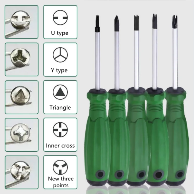 Special-shaped Screwdriver Special Screwdrivers With Magnetic Hand tools U/Y/Inner Cross/Triangle/Points Screwdrivers