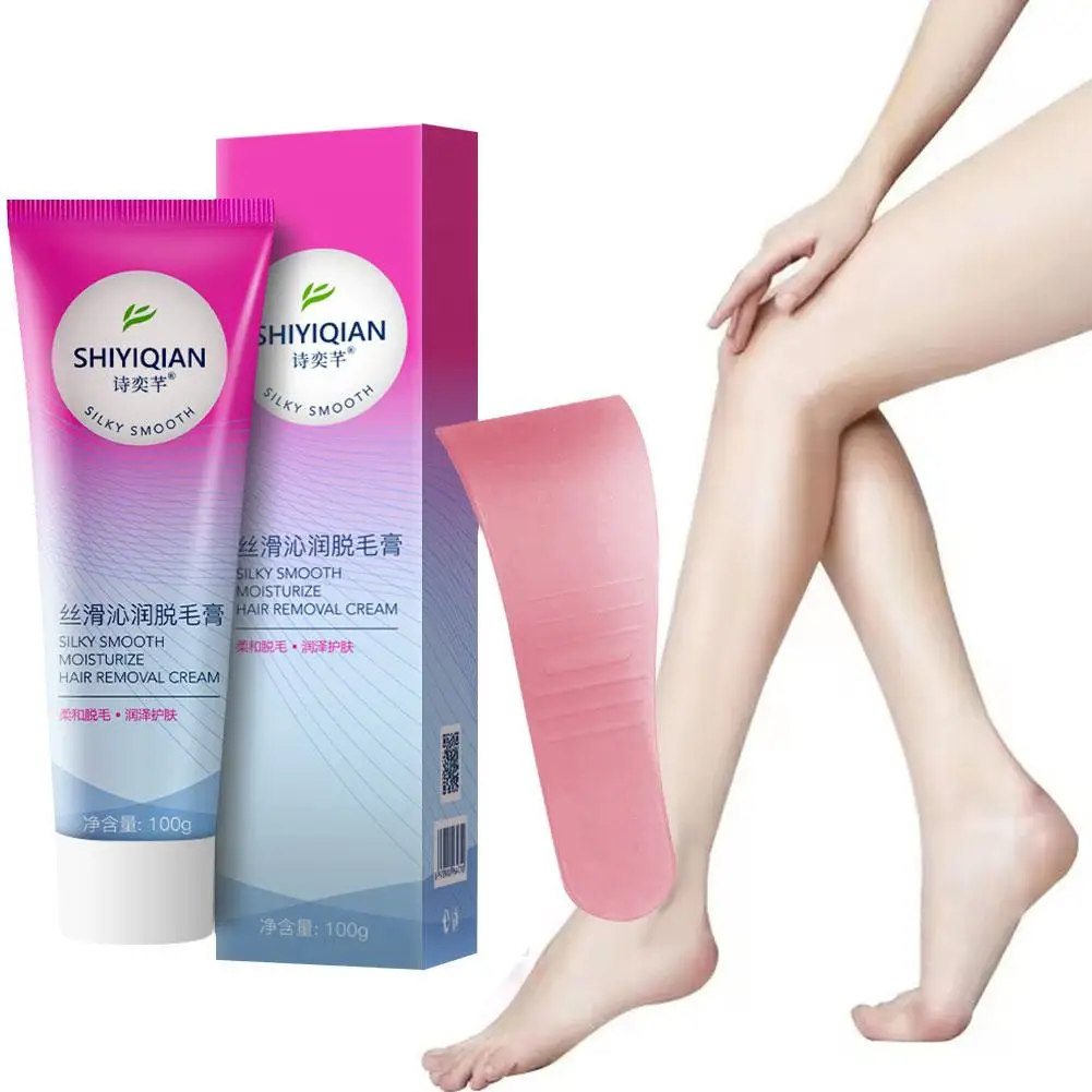 Crème douce pour épilation des jambes et des ati elles, hydratante et soyeuse, non intime, générale, irritante, V8T9