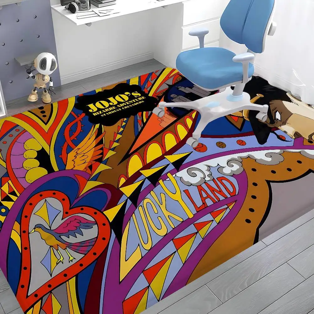 Anime JoJos Bizarre Adventure Entrance Door Mat Nordic Style Home Doormat Bathroom-Toilet Mats Bedroom Hotel Decor Mat