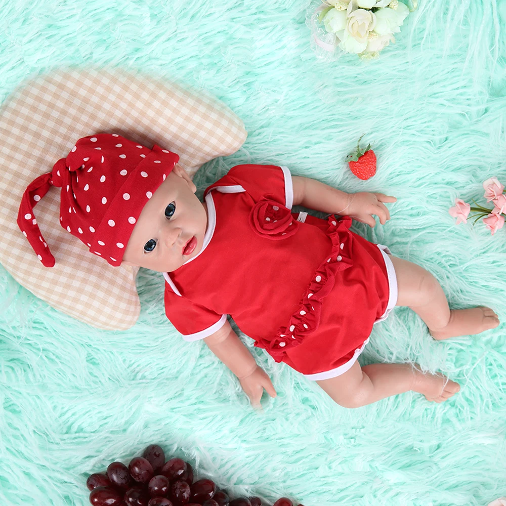 IVITA WG1519 19inch 3700g 100% Full Body Silicone Reborn Baby Doll Newborn Girl Baby Realistic Unpainted DIY Blank Children Toys