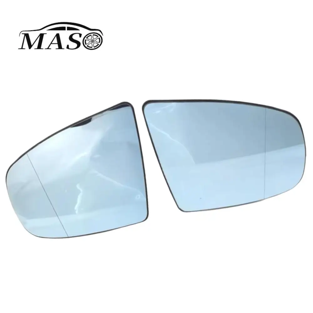 

For BMW X5 X6 E70 LCI E71 E72 2007-2014 Car Side Heated Rearview Mirror Glass Blue Left/Right 51167174981 51167174982