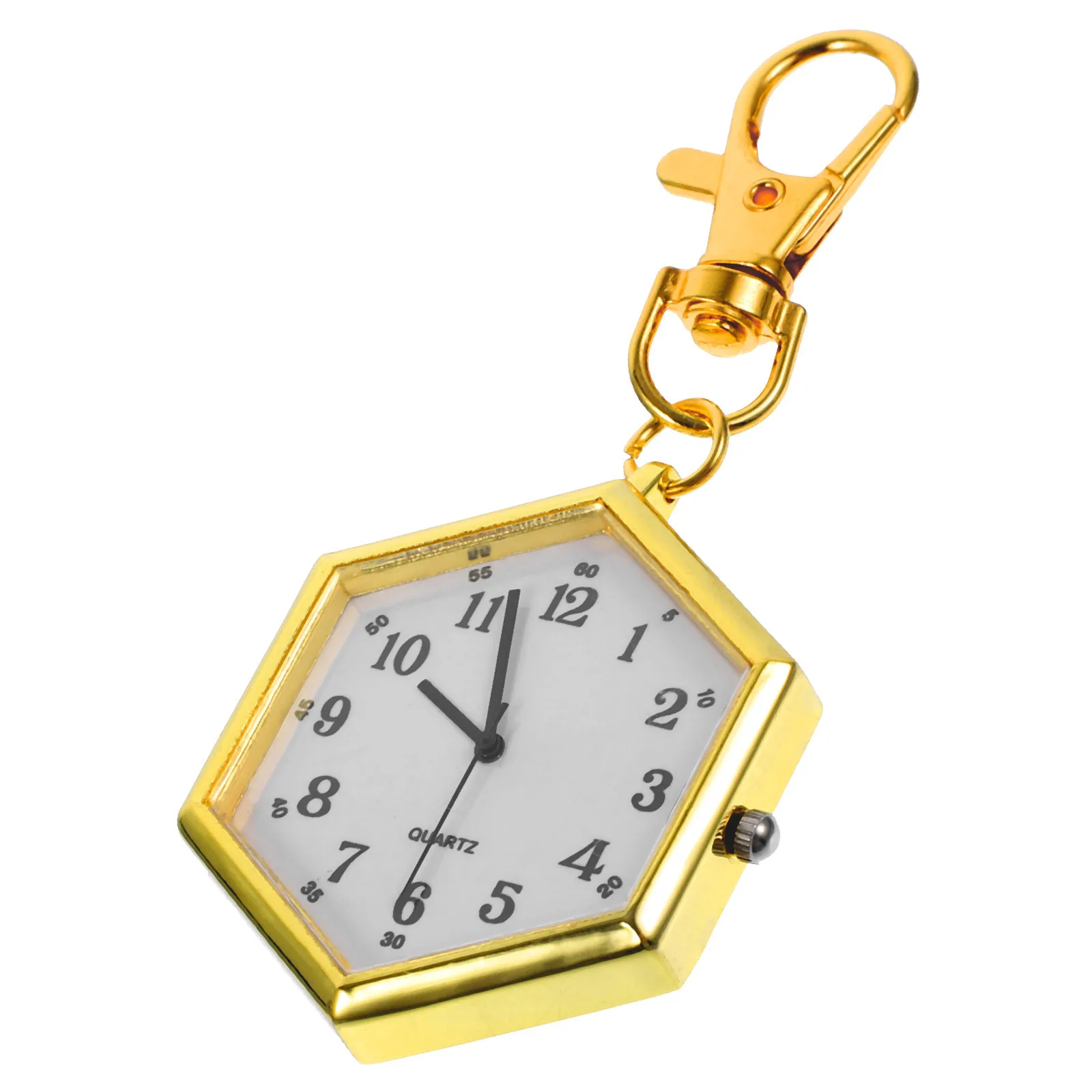 High Ring Watch Creative Design Not Easy Damage Break Simple Stylish Beautiful Birthday Gift Key Chain Pocket Watch
