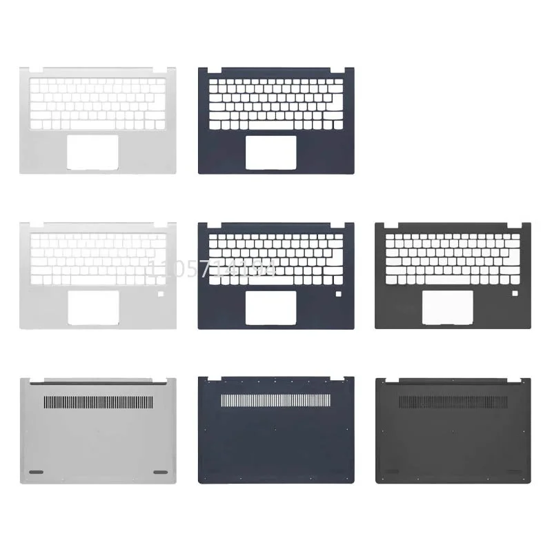 Upper Top Case For Lenovo IdeaPad FLEX-14IWL C340-14 C340-14IWL C340-14API C340-14IML Palmrest Lower Bottom Cover hinge