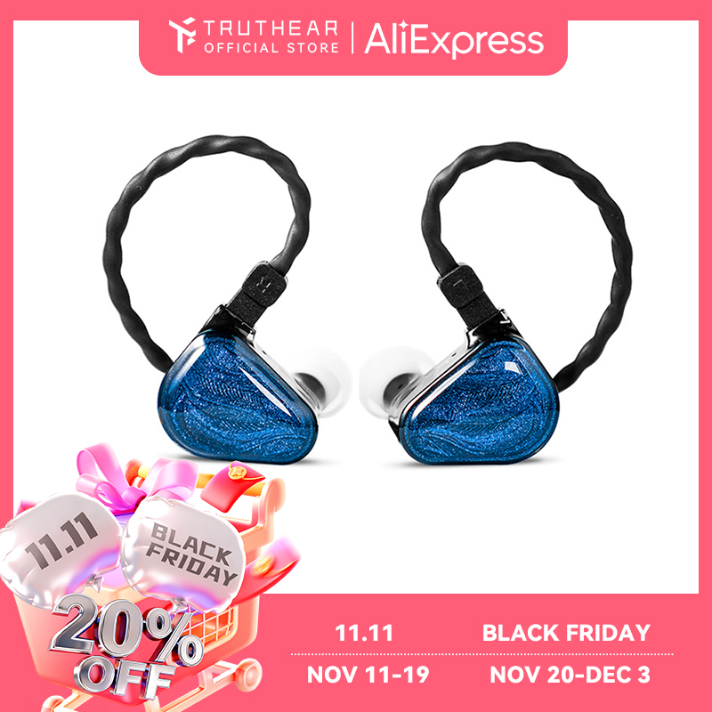  TRUTHEAR x Crinacle ZERO Earphone Dual Dynamic Drivers IEMs with 0.78 2Pin Cable game bassEarbuds 