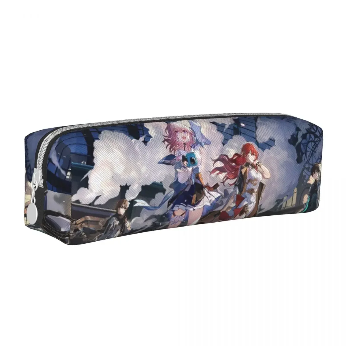 

Honkai Rail Himeko Pencil Case Cute March 7th Pen Box Bag Girls Boys Large Storage School Supplies Zipper Pencil Pouch